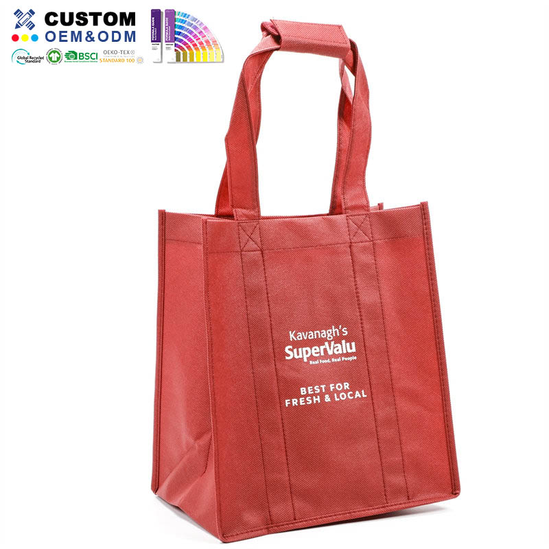 Czerwony PP Non Woven Shopper Supervalu