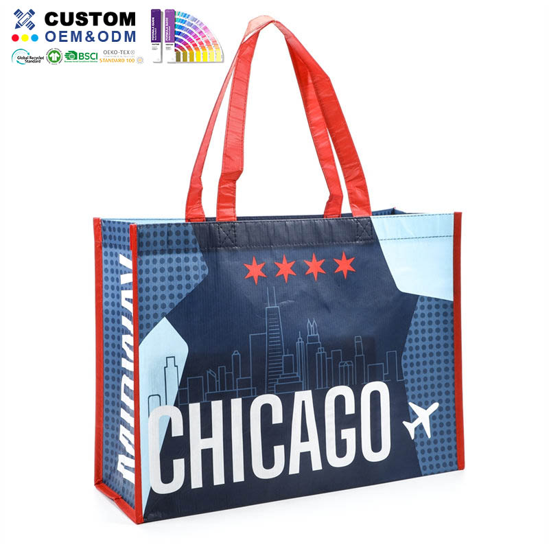 Rpet Laminowany Matte Shopper Chicago Airport